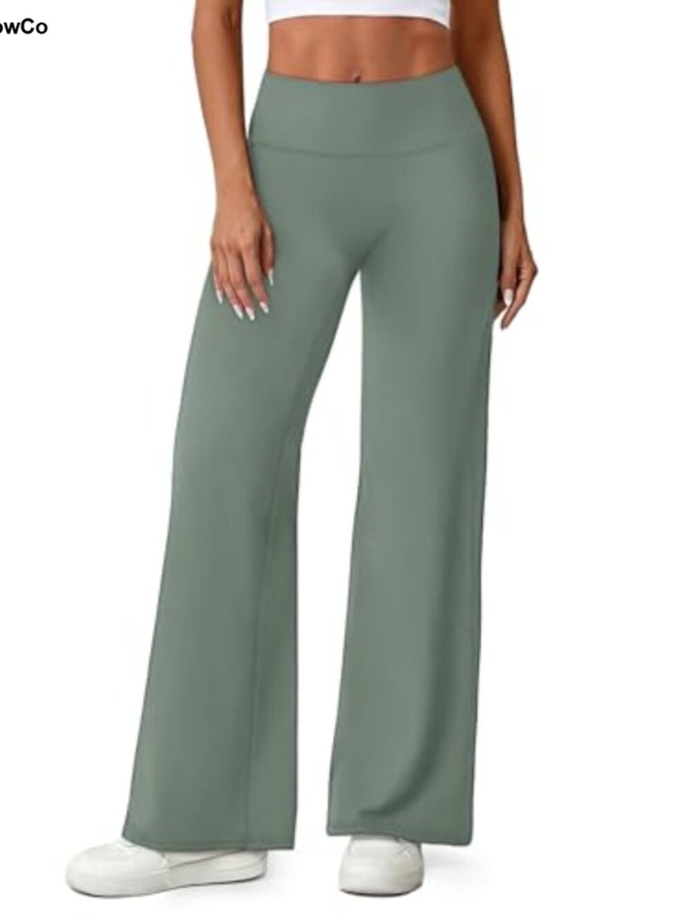 Straight Leg Leggings Tummy Control No Front Seam High Waisted Yoga Pants